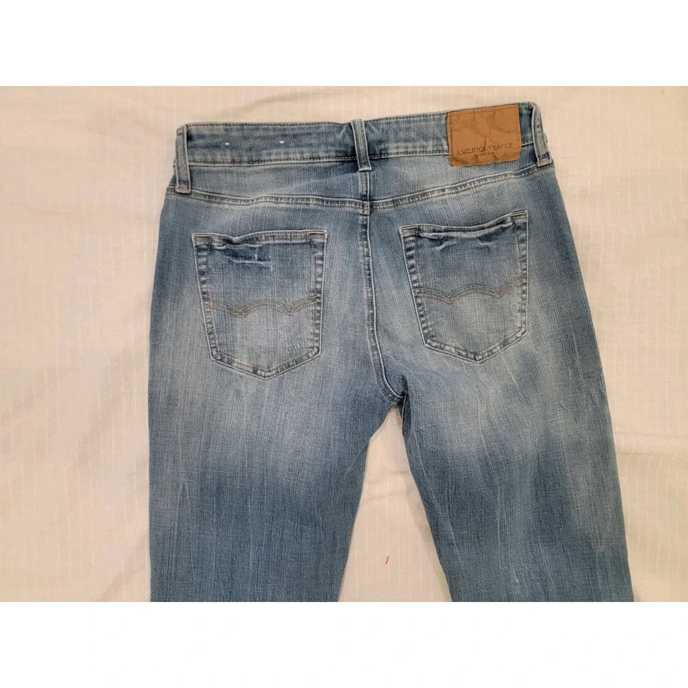 American Eagle Extreme Flex 4 jeans: Slim fit,‎ Medium Wash, EUC Men's 30x32